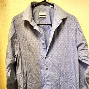 Calvin Klein long sleeved 16 1/2 36/37 casual button down shirt